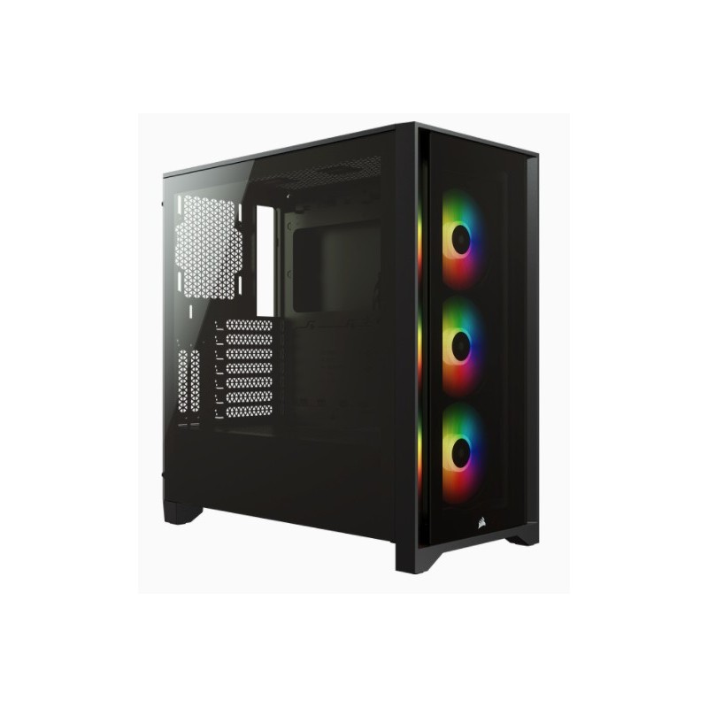 iCUE 4000X RGB - Tower - ATX - Seitenteil mit Fenster (gehartetes Glas)